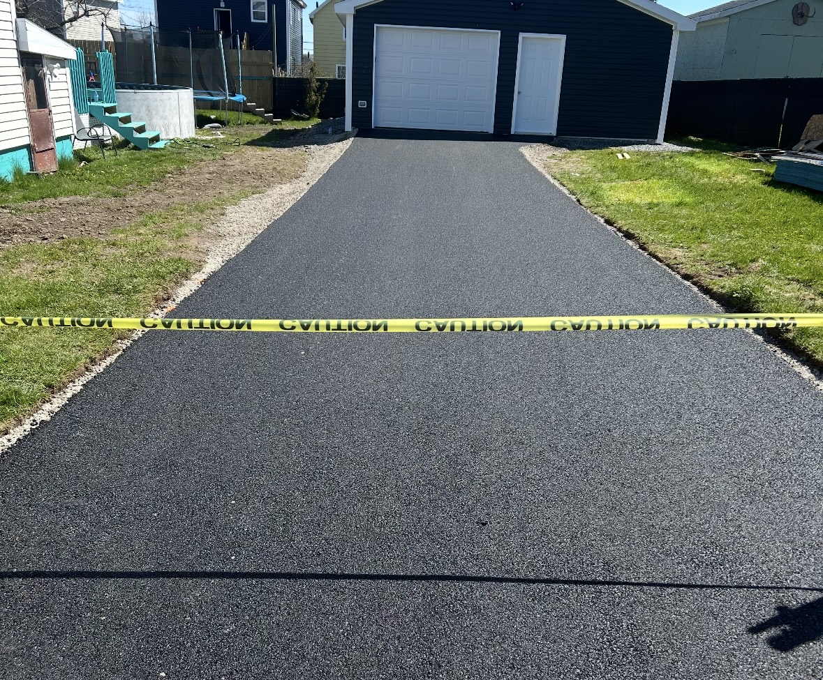 Kyle’s Paving completed work